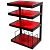 NorStone Esse Hifi Black/Red стойка для Hi-Fi аппаратуры