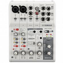 Yamaha AG06MK2 аудиоинтерфейс, белый, 6 каналов, USB