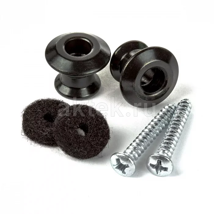 Dunlop 2PSLS033BK Straplok Dual Design кнопки ремня, чёрные
