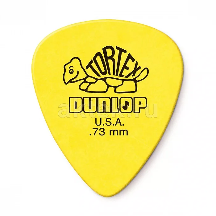Dunlop 418R073 Tortex Standard медиаторы, 0,73 мм, 72 шт