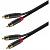 ROXTONE GPTC160/3 аудиокабель RCA–RCA, 3 м