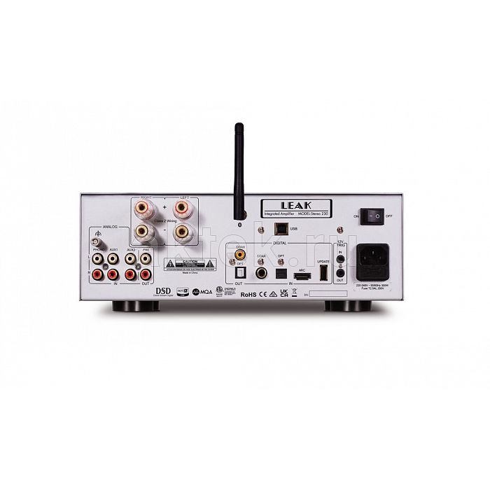 Leak Stereo 230 Silver интегральный усилитель, 2×75 Вт, HDMI ARC 3