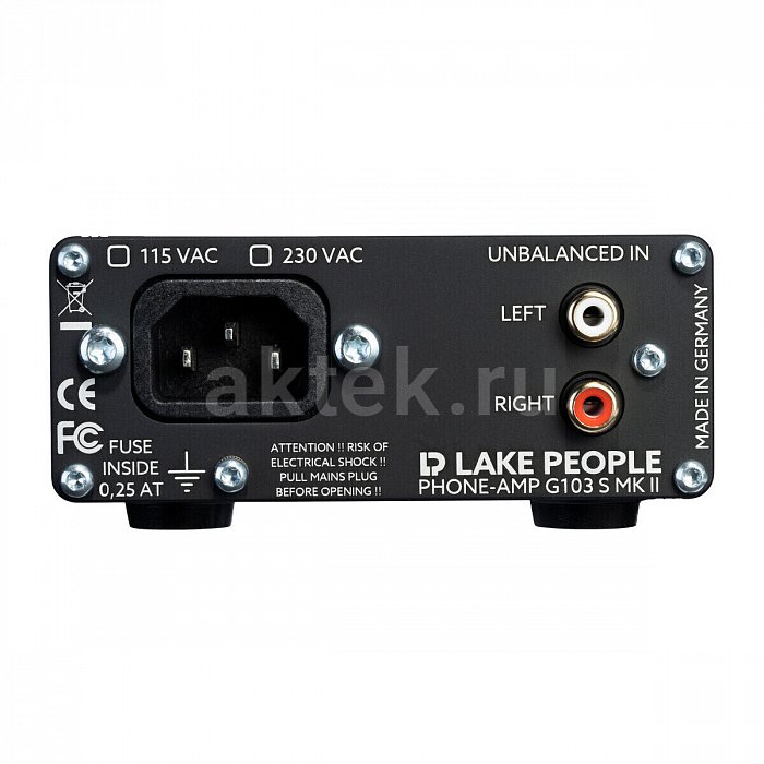 Усилитель для наушников Lake People Phone-Amp G103-S MKII 8