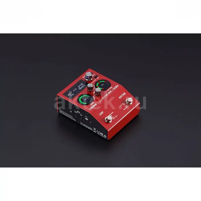 Boss RC-10R двухтрековый лупер с драм-машиной, 280 паттернов, MIDI 2