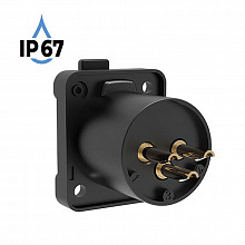 SEETRONIC K3F2C-W-B-67 панельный XLR-разъём female, три контакта, IP67 3