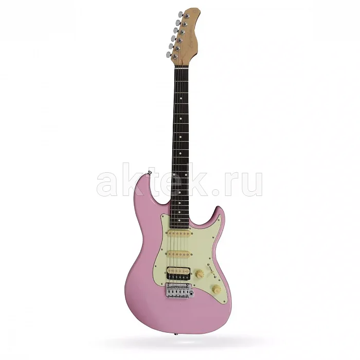 Sire S3 электрогитара, розовый, HSS, корпус из махагони