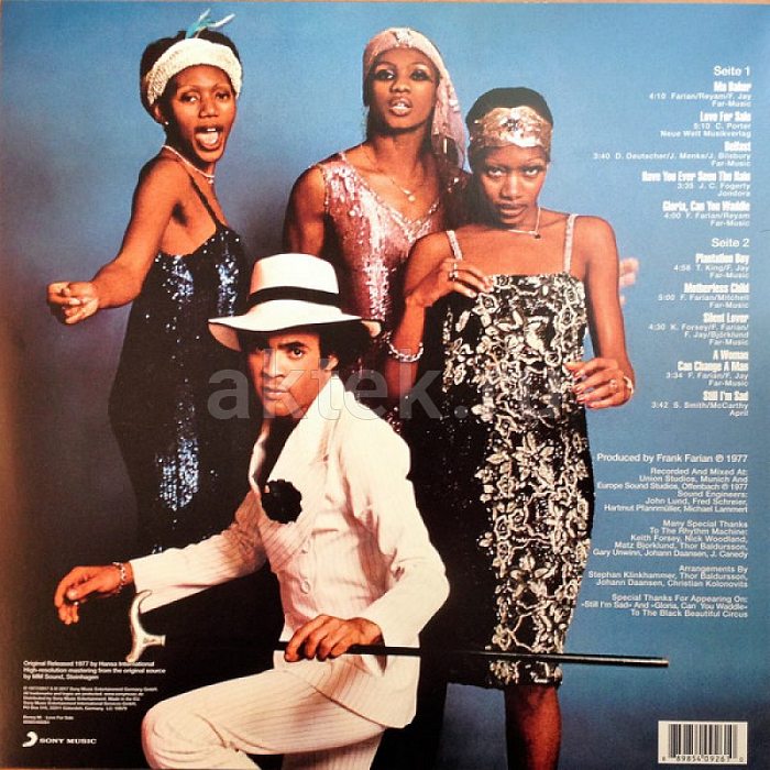 Виниловая пластинка BONEY M - LOVE FOR SALE 180 GRAM BLACK VINYL 12" 2