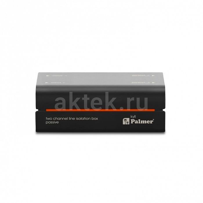 Palmer RIVER kyll пассивный двухканальный изолятор XLR 10Гц–50кГц 2