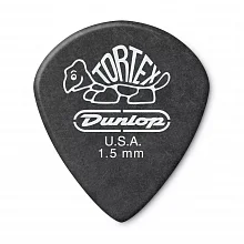 Dunlop 482P150 Tortex Pitch Black Jazz медиаторы, 1,5 мм