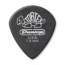 Dunlop 482P150 Tortex Pitch Black Jazz медиаторы, 1,5 мм