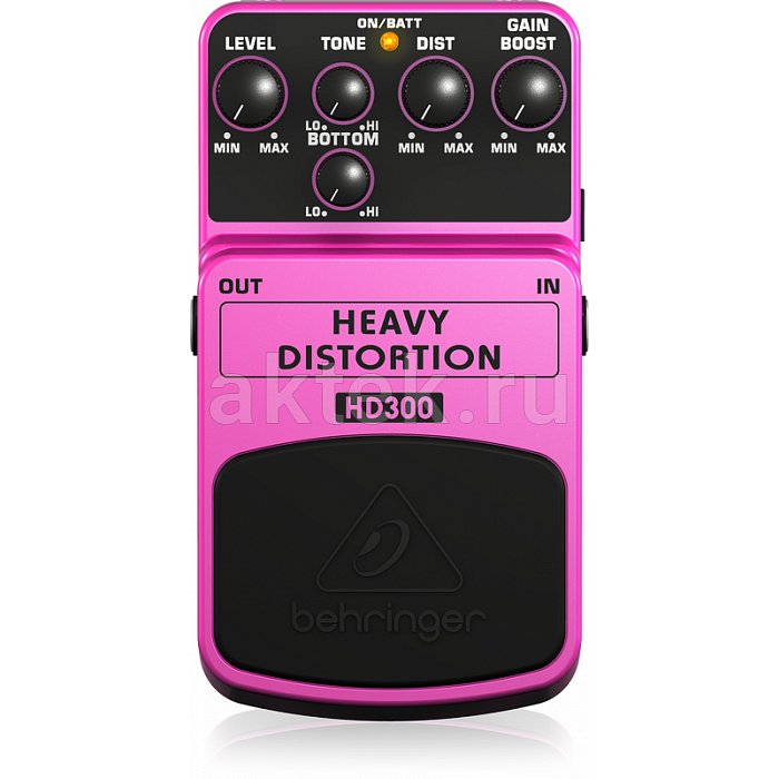 Behringer HEAVY DISTORTION HD300 педаль "хэви метал"-дисторшн 2