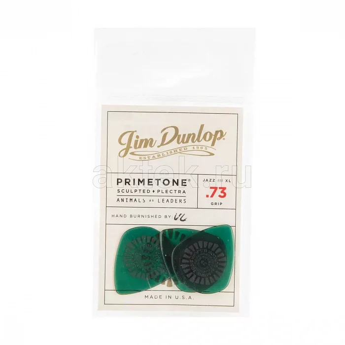 Dunlop AALP02 Animals As Leaders медиаторы Jazz, 0,73 мм 4