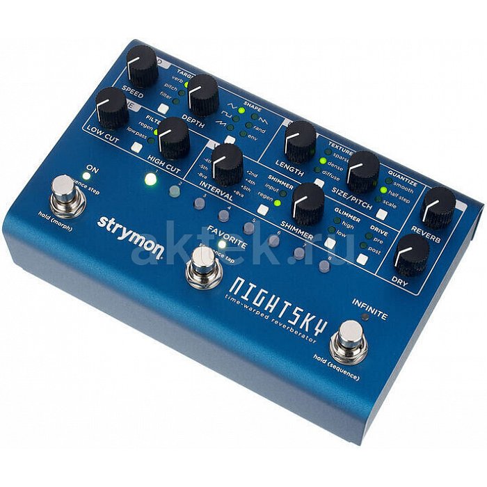 Педаль эффектов реверберации Strymon Night Sky