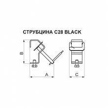 ИМЛАЙТ С28 silver струбцина для трубы 20–29 мм, 8 кг 3