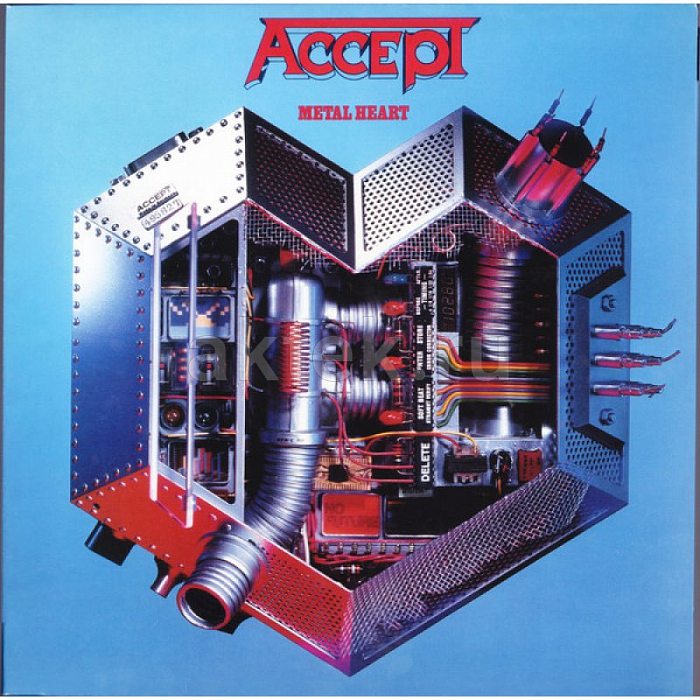 Виниловая пластинка ACCEPT - METAL HEART 180 GRAM BLACK VINYL 12"