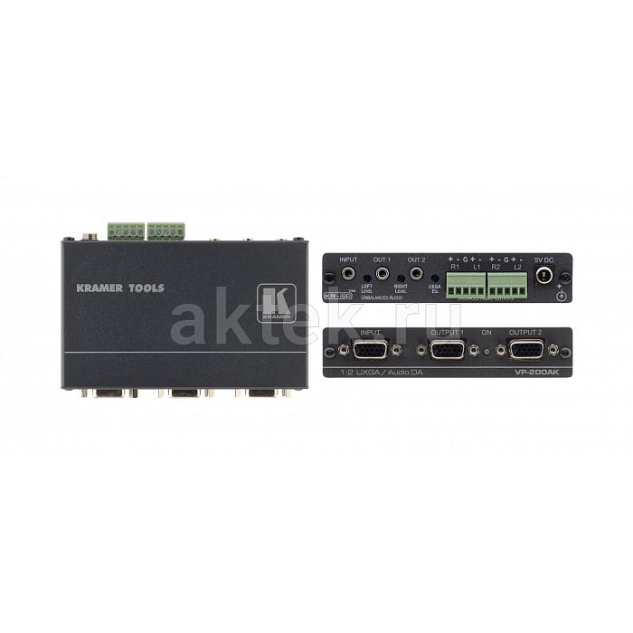 Kramer VP-200AK VGA-усилитель-распределитель 1:2, полоса 510МГц
