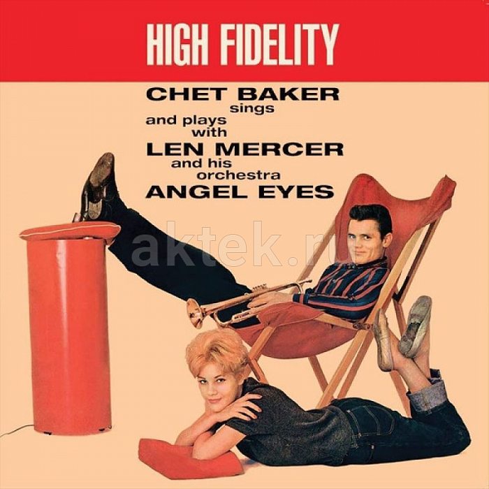 Виниловая пластинка CHET BAKER - ANGEL EYES 180 GRAM CLEAR VINYL 12"
