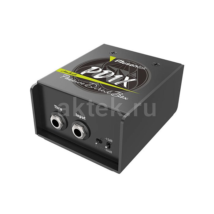MUSONTEK (ROXTONE) PD1X пассивный директ-бокс, XLR 2