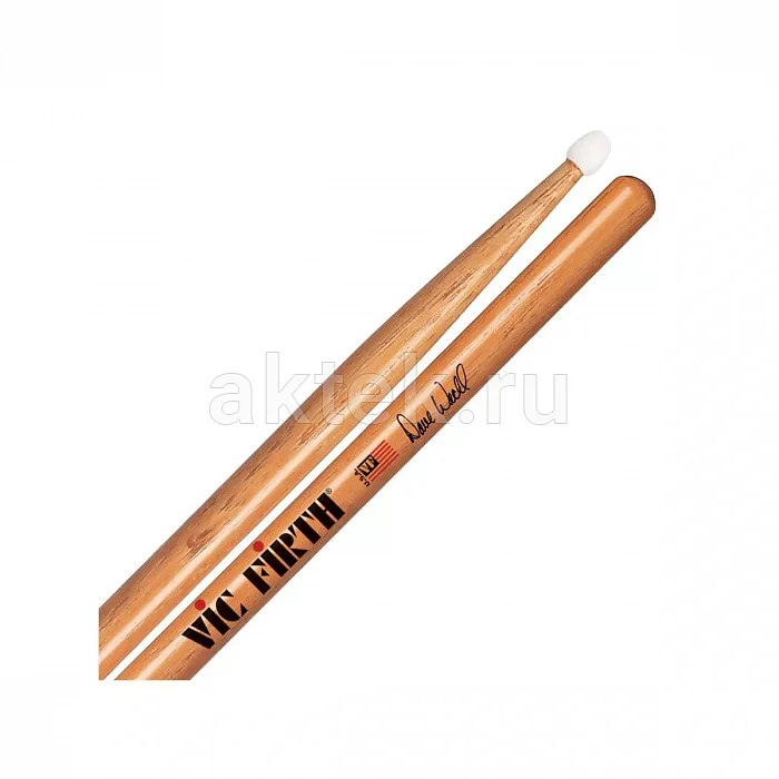 Vic Firth SDW2N Dave Weckl Evolution Nylon барабанные палочки, орех 3