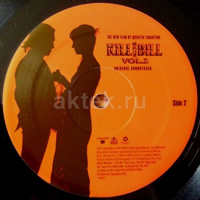 Виниловая пластинка V/A - OST KILL BILL VOL. 2 180 GRAM BLACK VINYL 12" 4