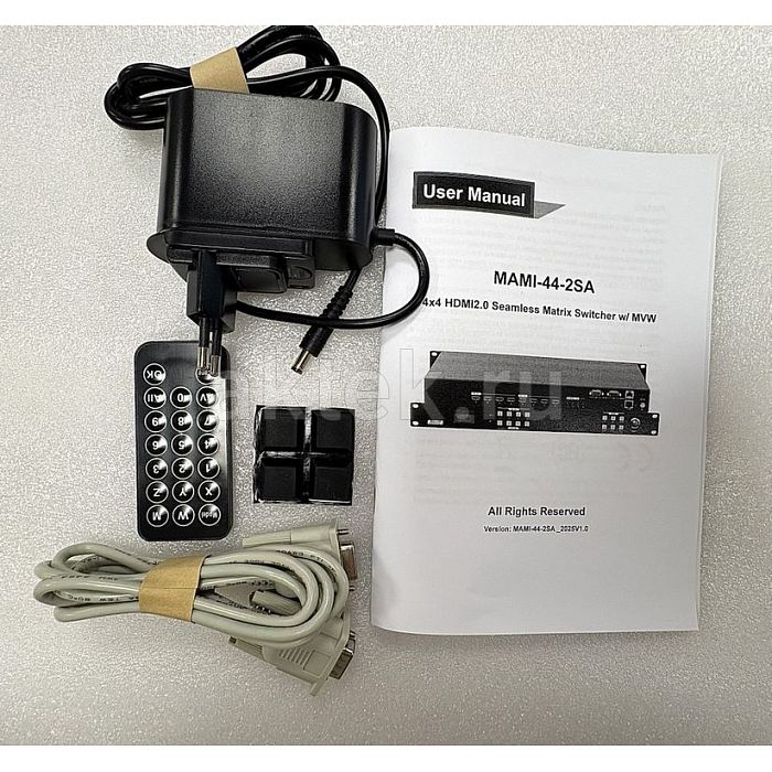Digis MAMI-44-2SA HDMI-матрица 4×4 4K60 4:4:4 18 Гбит/с 2