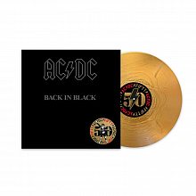 Виниловая пластинка AC/DC - BACK IN BLACK 180 GRAM GOLD VINYL 50TH АNNIVERSARY ЕDITION 12"  3