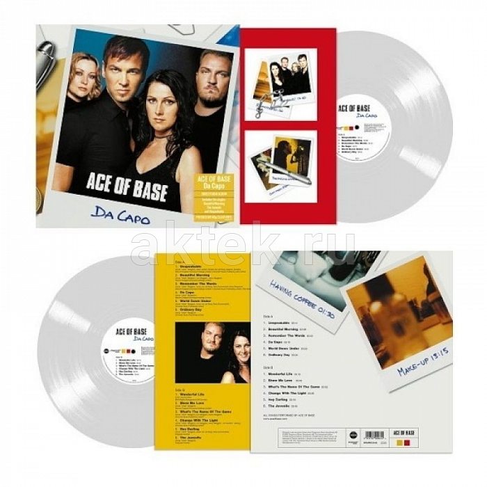 Виниловая пластинка ACE OF BASE - DA CAPO 180 GRAM CLEAR VINYL 12" 2