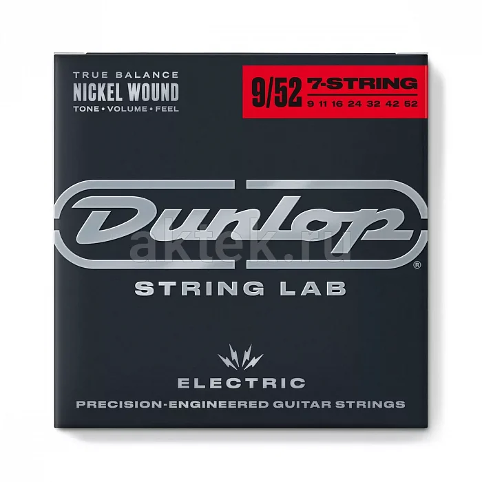 Dunlop DEN0952-7 Electric Guitar струны для 7-струнной электрогитары, 09-52