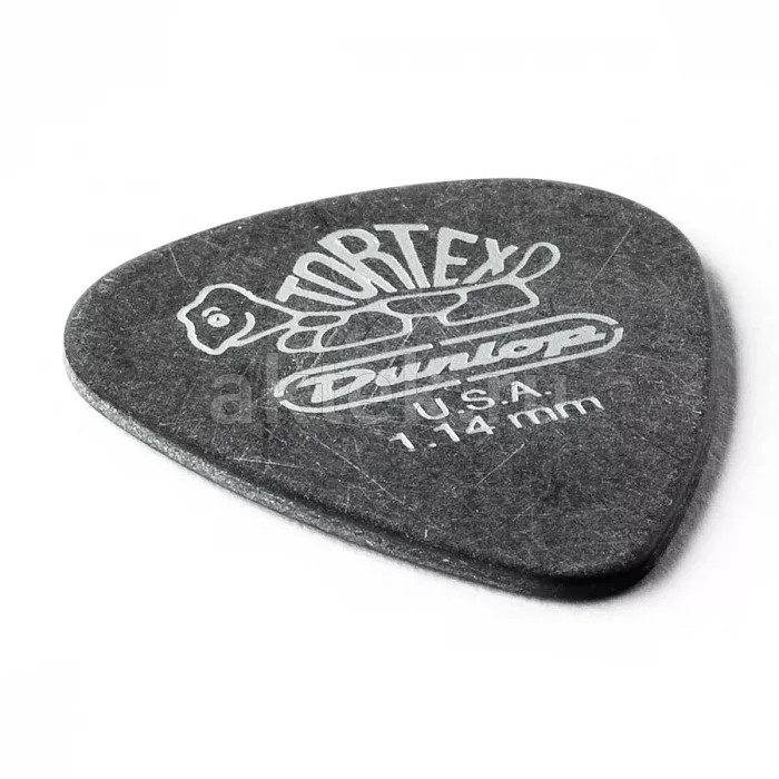 Dunlop 488P114 Tortex Pitch Black Standard медиаторы, 1,14 мм 4