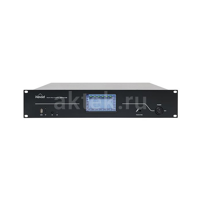 NEVOD NDM-4612М трансляционный усилитель, 4 входа/6 выходов, 6×120 Вт