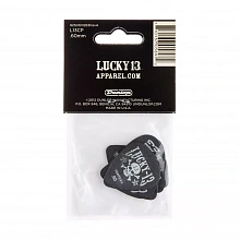 Dunlop L13CP060 Lucky 13 6Pack медиаторы, 0,6 мм 2 Dunlop L13CP060 Lucky 13 6Pack медиаторы, 0,6 мм 2