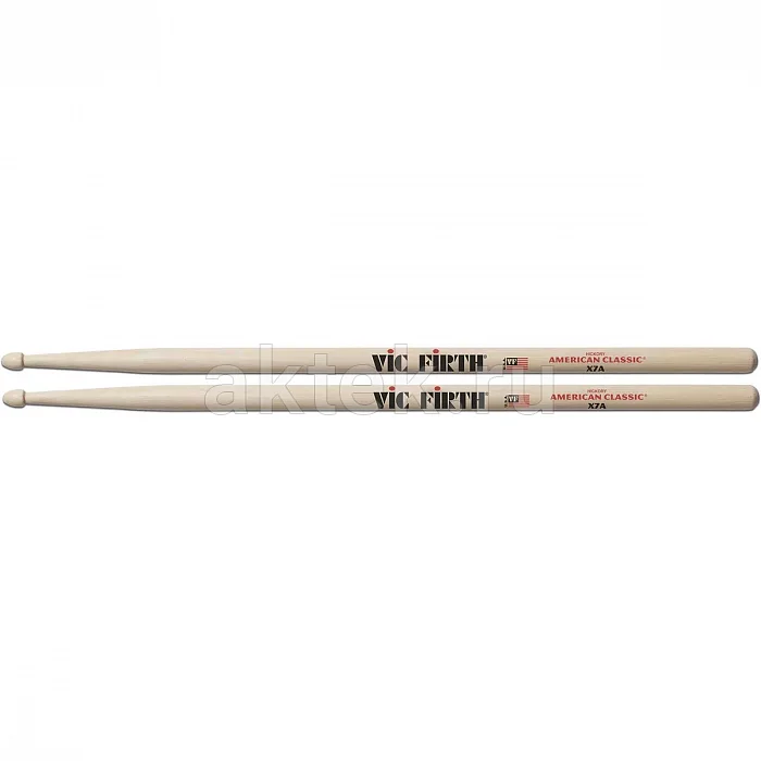 Vic Firth X7A (Extreme 7A) барабанные палочки, орех 2