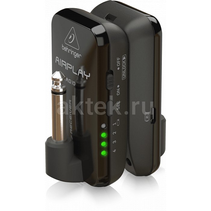 Behringer AIRPLAY GUITAR AG10 (ULG10) компактная гитарная радиосистема 2