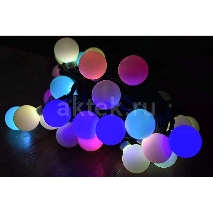 Гирлянда "Мультишарики" NEON-NIGHT 25x4,2 Вт LED D25мм 5м RGB 2
