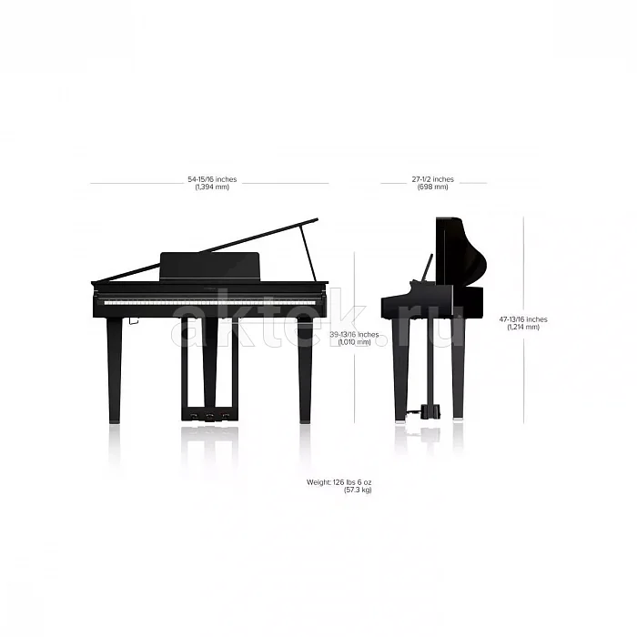 Roland GP 3 PE цифровое пианино, 88 клавиш, молоточковая механика 3
