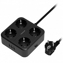 Сетевой фильтр Tessan TS-302 Black