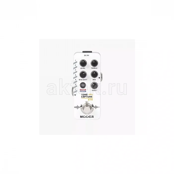 Mooer Tone Capture GTR педаль моделирования гитарного тембра, 7 пресетов