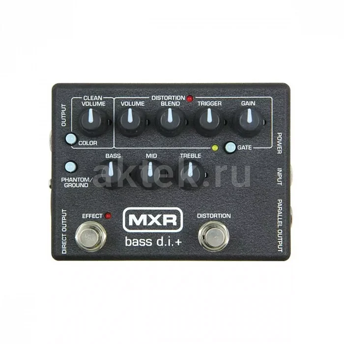 MXR M80 Bass D.I.+ басовый предусилитель-директ-бокс, эквалайзер, дисторшн, нойз-гейт