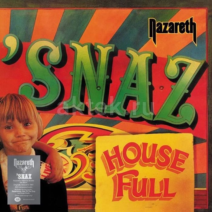 Виниловая пластинка NAZARETH - SNAZ BLACK VINYL 12"