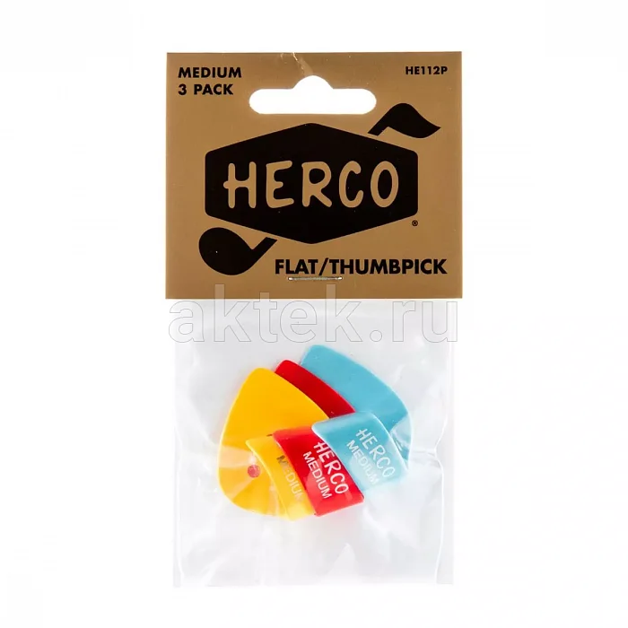 Herco HE112P Thumbpick Medium 3Pack медиатор-коготь, 3 шт