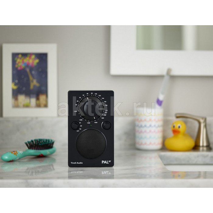 Tivoli Audio PAL BT Black портативный Bluetooth/FM-радиоприёмник с аккумулятором