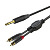 ROXTONE PACC190/1 аудиокабель Jack 6,3–RCA, 1 м, 2×0,22 мм²