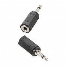 Adam Hall 7555 Black адаптер TRS3.5-F-stereo–TS3.5-M
