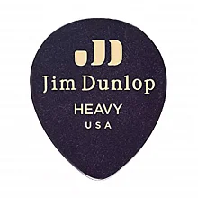 Dunlop 485R03MD Celluloid Black Teardrop Medium медиаторы, целлулоид, 72 шт