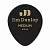 Dunlop 485P03MD Celluloid Black Teardrop Medium медиаторы, целлулоид, 12 шт