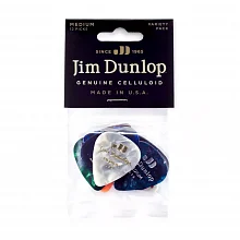 Dunlop PVP106 Variety Celluloid 12Pack набор медиаторов, средние, 12 шт