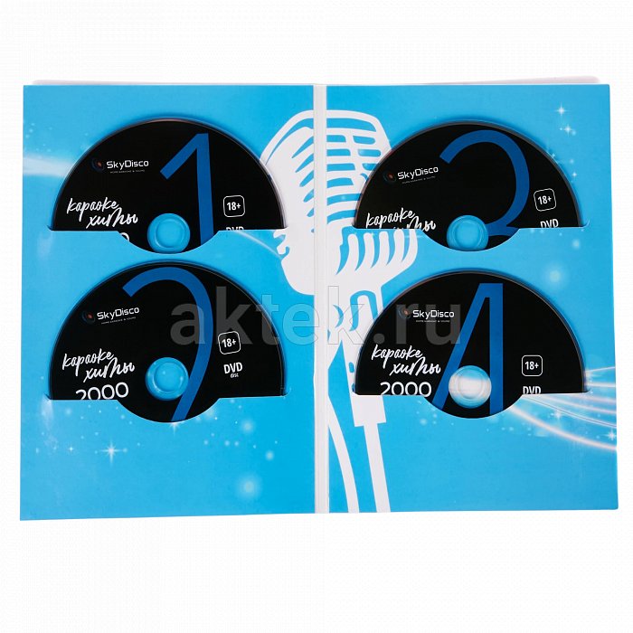 Караоке для дома SkyDisco Karaoke Home Set - 2.0: приставка с баллами, микрофоны, диск 2000 песен 10
