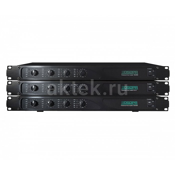 DSPPA DA-4250 трансляционный усилитель, 4×250 Вт, 4 канала