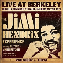 Виниловая пластинка THE JIMI HENDRIX EXPERIENCE - LIVE AT BERKELEY 180 GRAM BLACK VINYL 12"