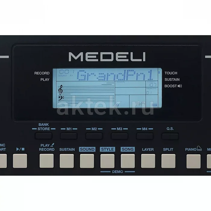 Medeli MK110 синтезатор, 61 клавиша, 64 голоса, 500 тембров 10